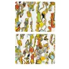 Stromboli Set of 2 print glossy wood fiber tablemats