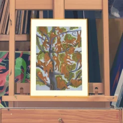 Studio per 'Esortazione' - Tempera Painting on Paper