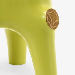 Stump Yellow Accent Table