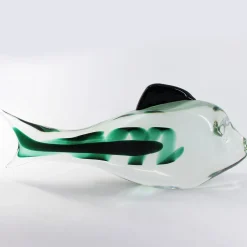 Submerged Fish Murano Glass Sculpture