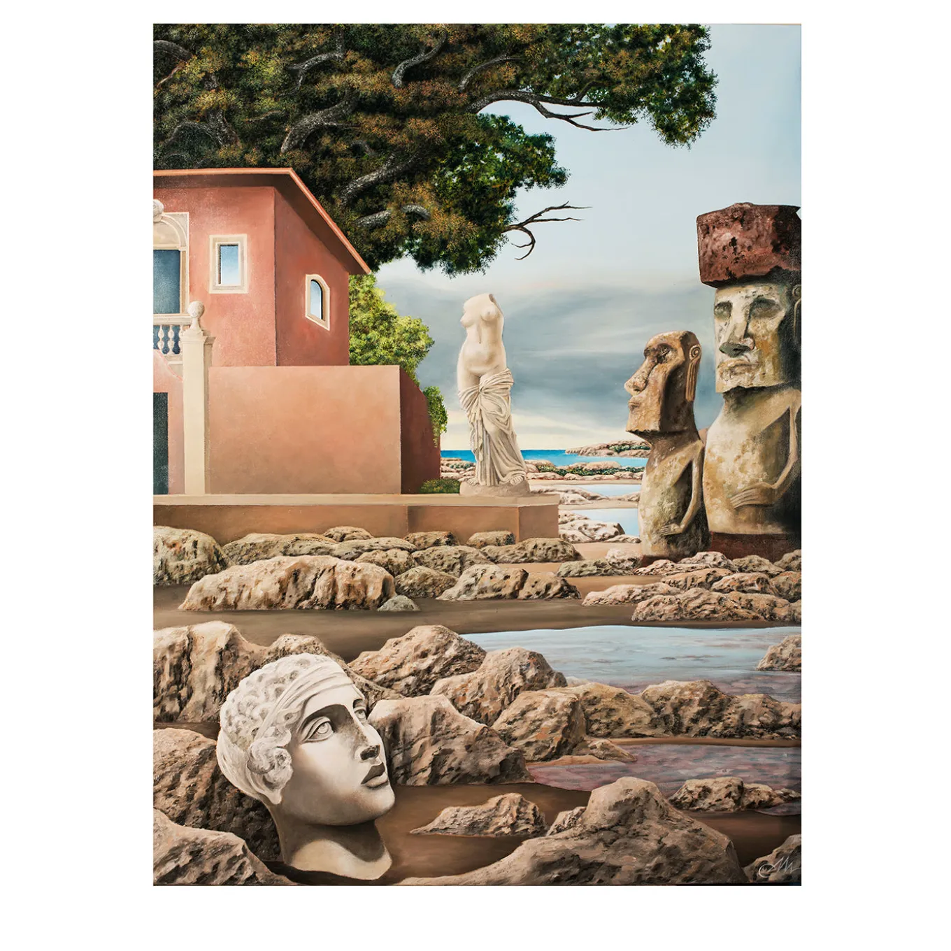 Sull'isola Painting