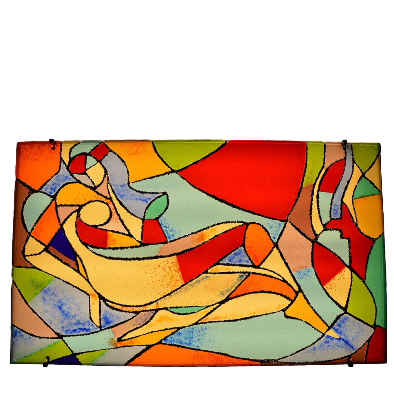 Summer Murano Glass Decorative Panel with Backlightning System