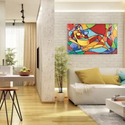 Summer Murano Glass Decorative Panel with Backlightning System