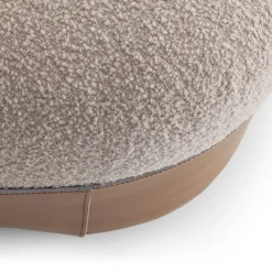 Sumo Large Cognac & Beige Pouf