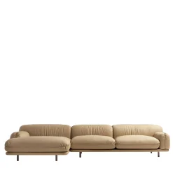 Super MC Beige Leather Sofa