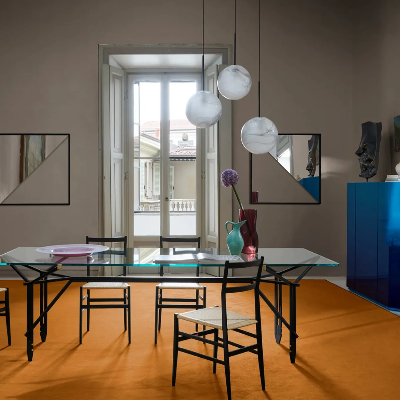 Superleggera by Gio Ponti - Black Ashwood & India Cane Seat