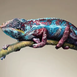 Sussurri Sfumati Oil Painting on Mirror By Giuseppe Caiafa