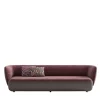 Swan Bordeaux Leather sofa