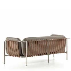 Sydney Beige Leather Sofa