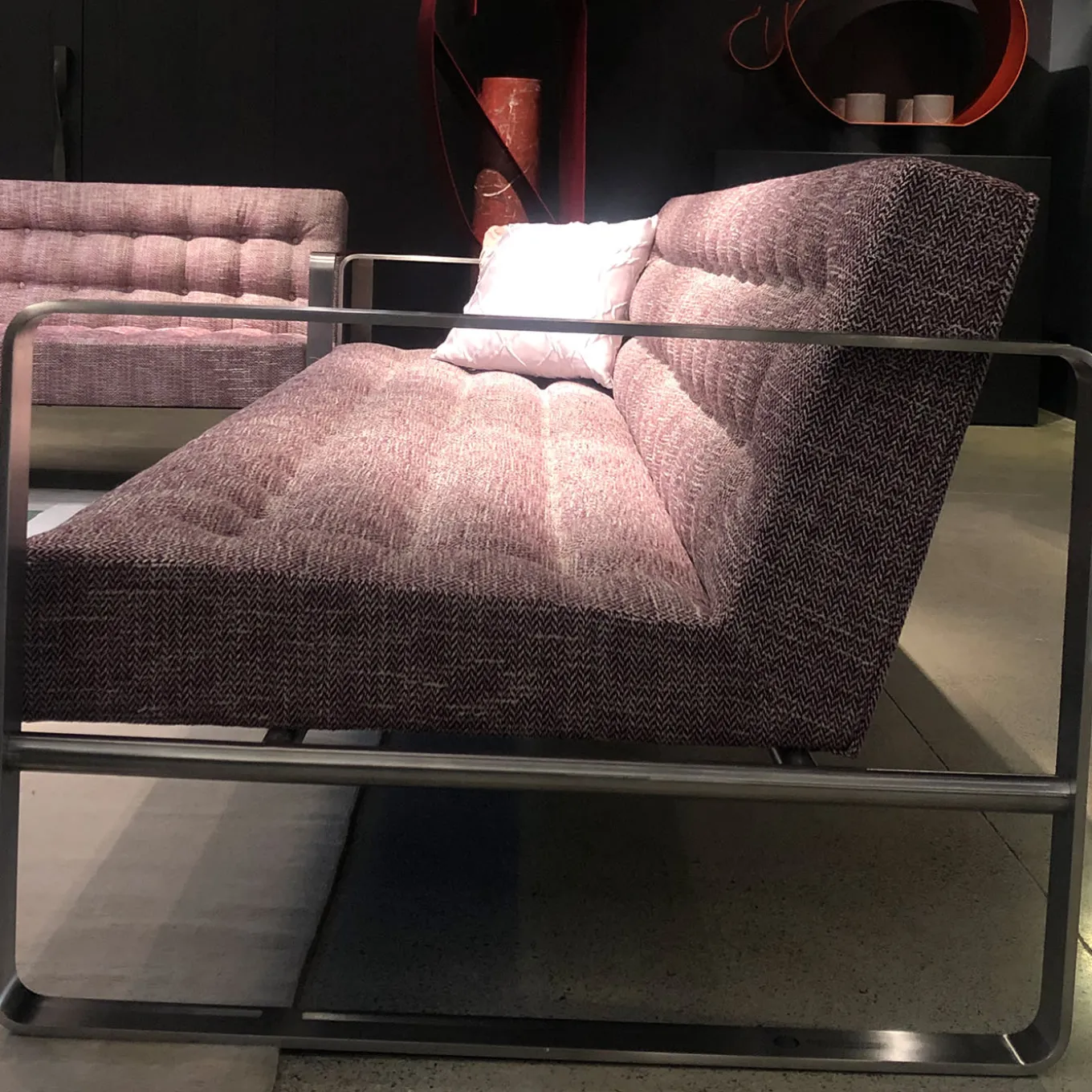 T33 Red Sofa by Franco Albini