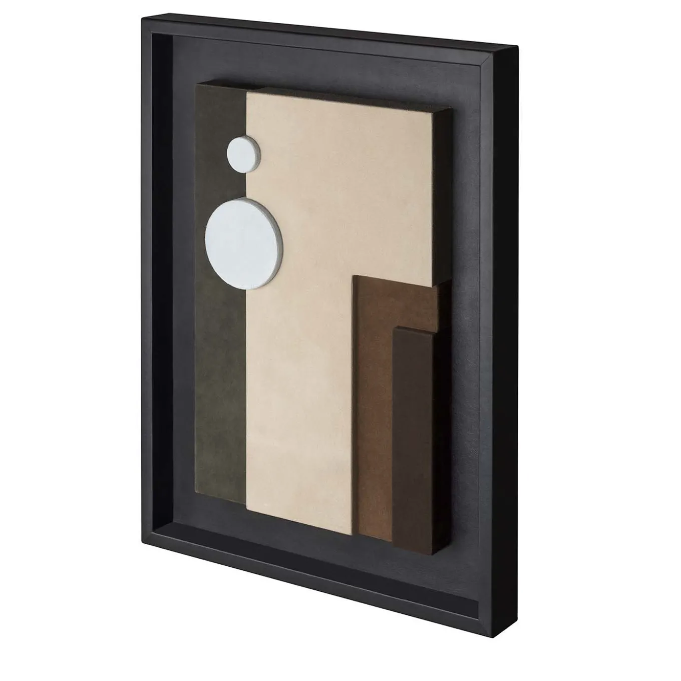 Tabou Decorative Wall Sculpture with Black Frame #3