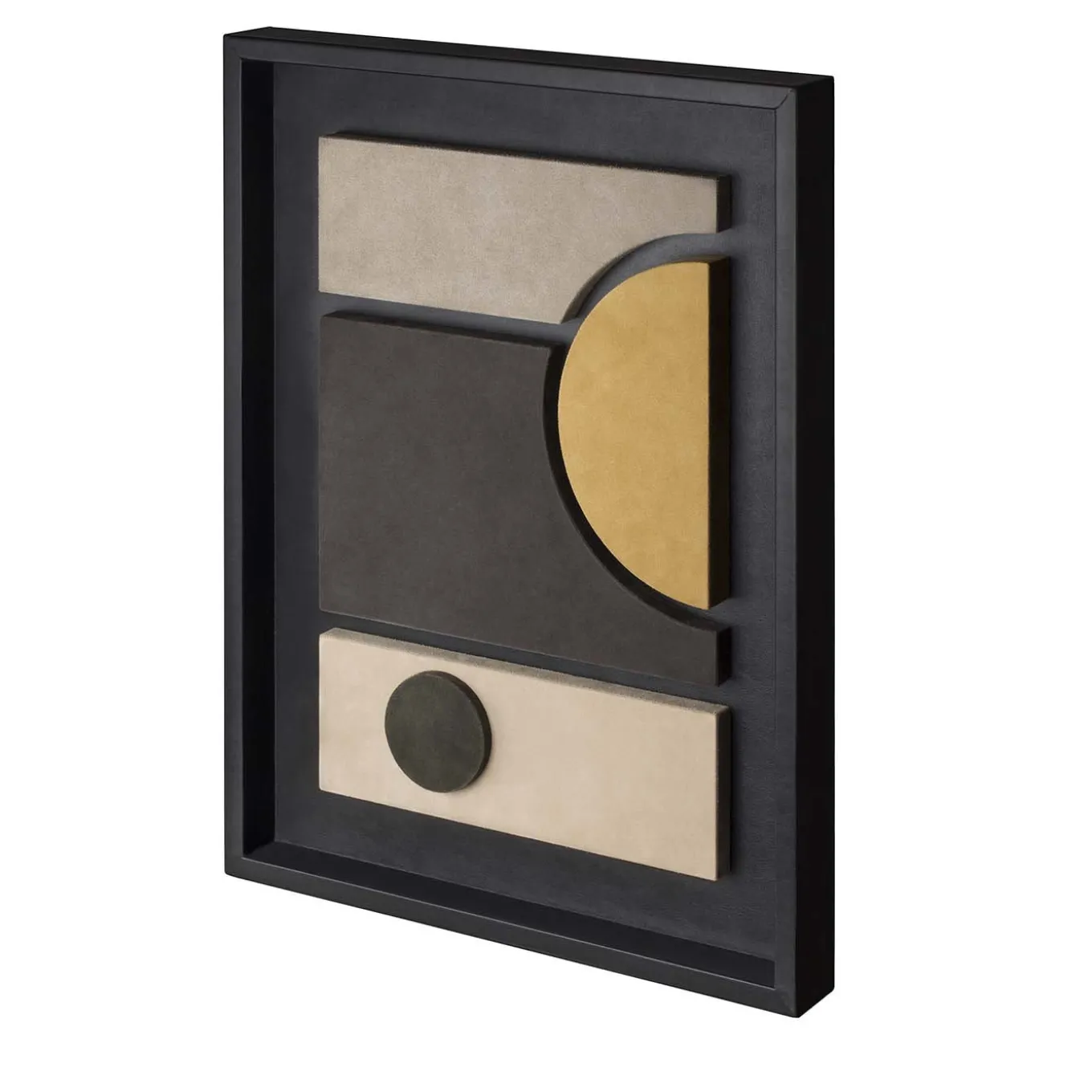 Tabou Decorative Wall Sculpture with Black Frame #4