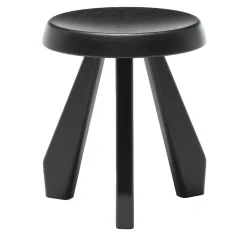 Tabouret Méribel by Charlotte Perriand - Black Oak
