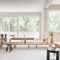 Tabouret Méribel by Charlotte Perriand - Black Oak