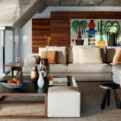 Tabouret Méribel by Charlotte Perriand - Black Oak