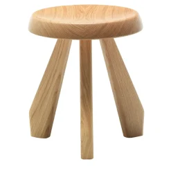 Tabouret Méribel by Charlotte Perriand - Natural Oak
