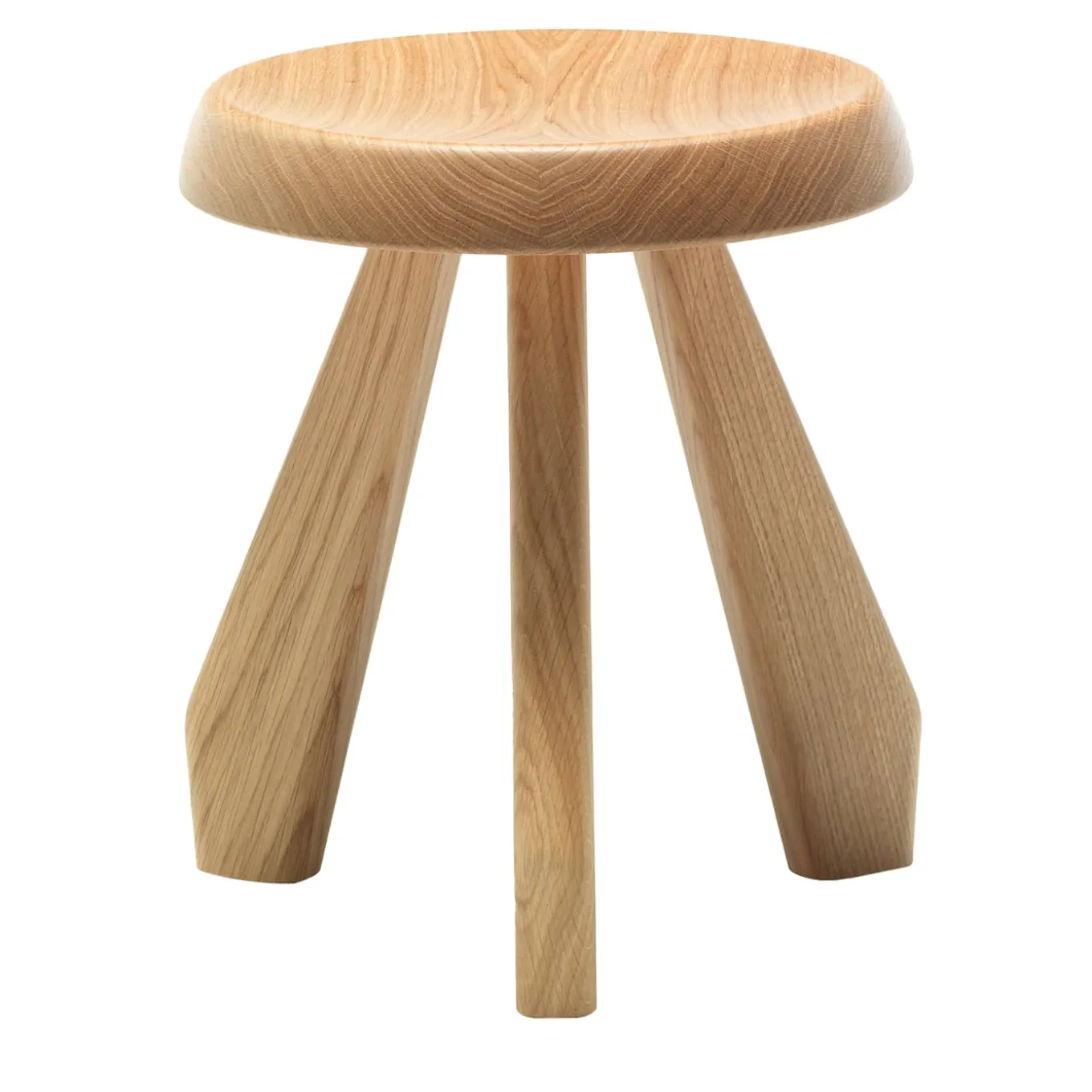 Tabouret Méribel by Charlotte Perriand - Natural Oak