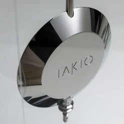 TAKTO Adagio 03 Black Marble and Glass Clock