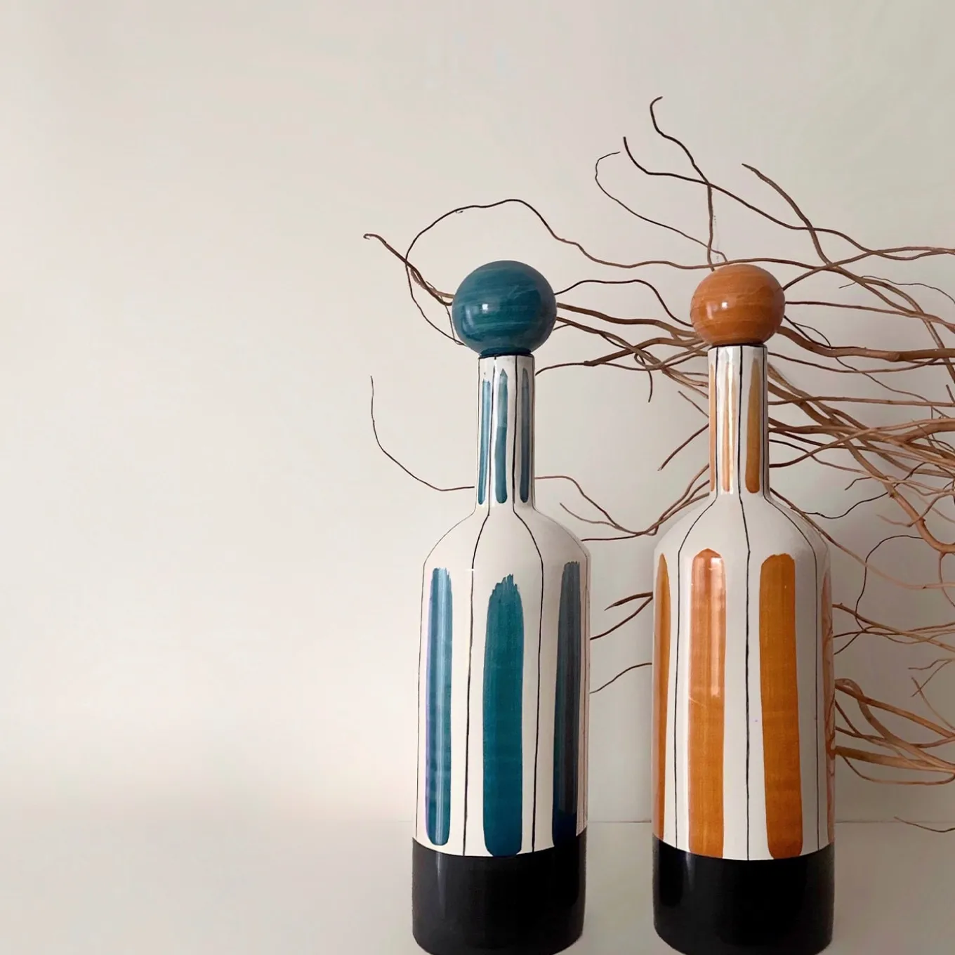 Talia Decorative Mustard Bottle with Lid