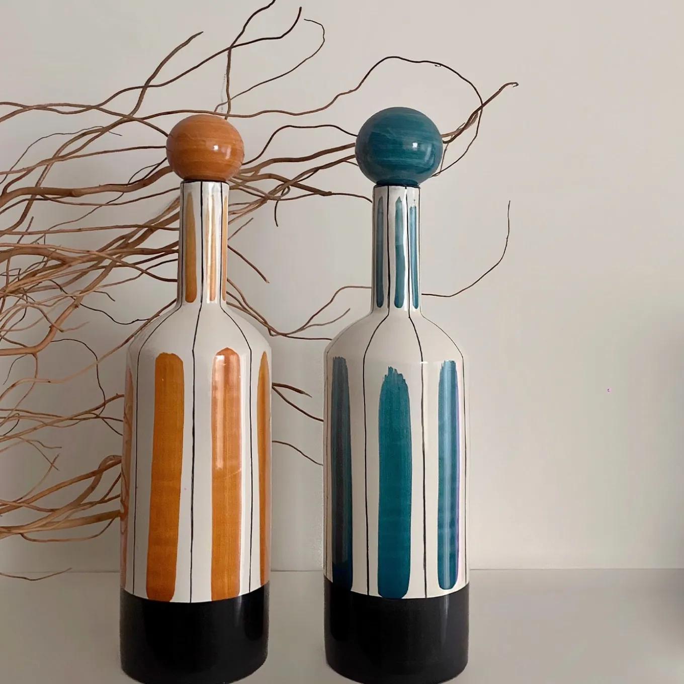 Talia Decorative Mustard Bottle with Lid