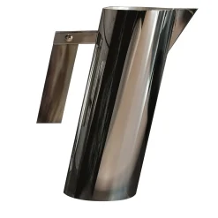 Tall Brass Horn Handle Pitcher