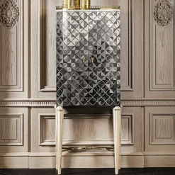 Tall Gray Cabinet