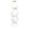 Tall White Marble Candleholder by Jacopo Simonetti