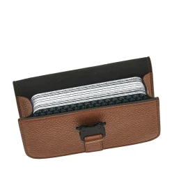 Tan Leather Tarot Card Case