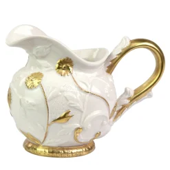 TAORMINA CREAMER - GOLD FLOWERS