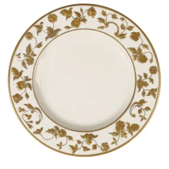 TAORMINA DESSERT PLATE - GOLD FLOWERS