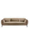 Tarantino Brown 3-Seater Sofa