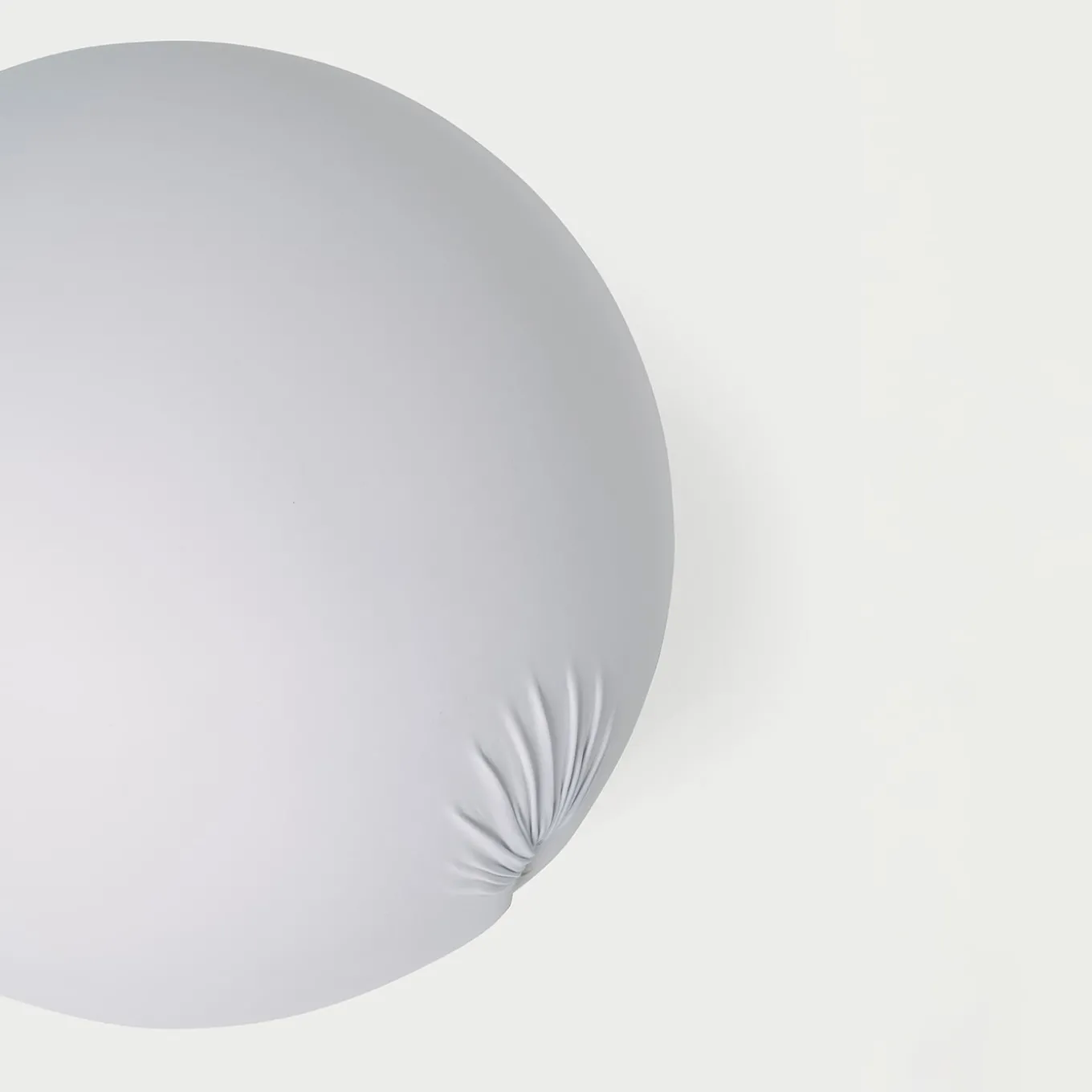 Tatino White Technical Fabric Pouf by Denis Santachiara