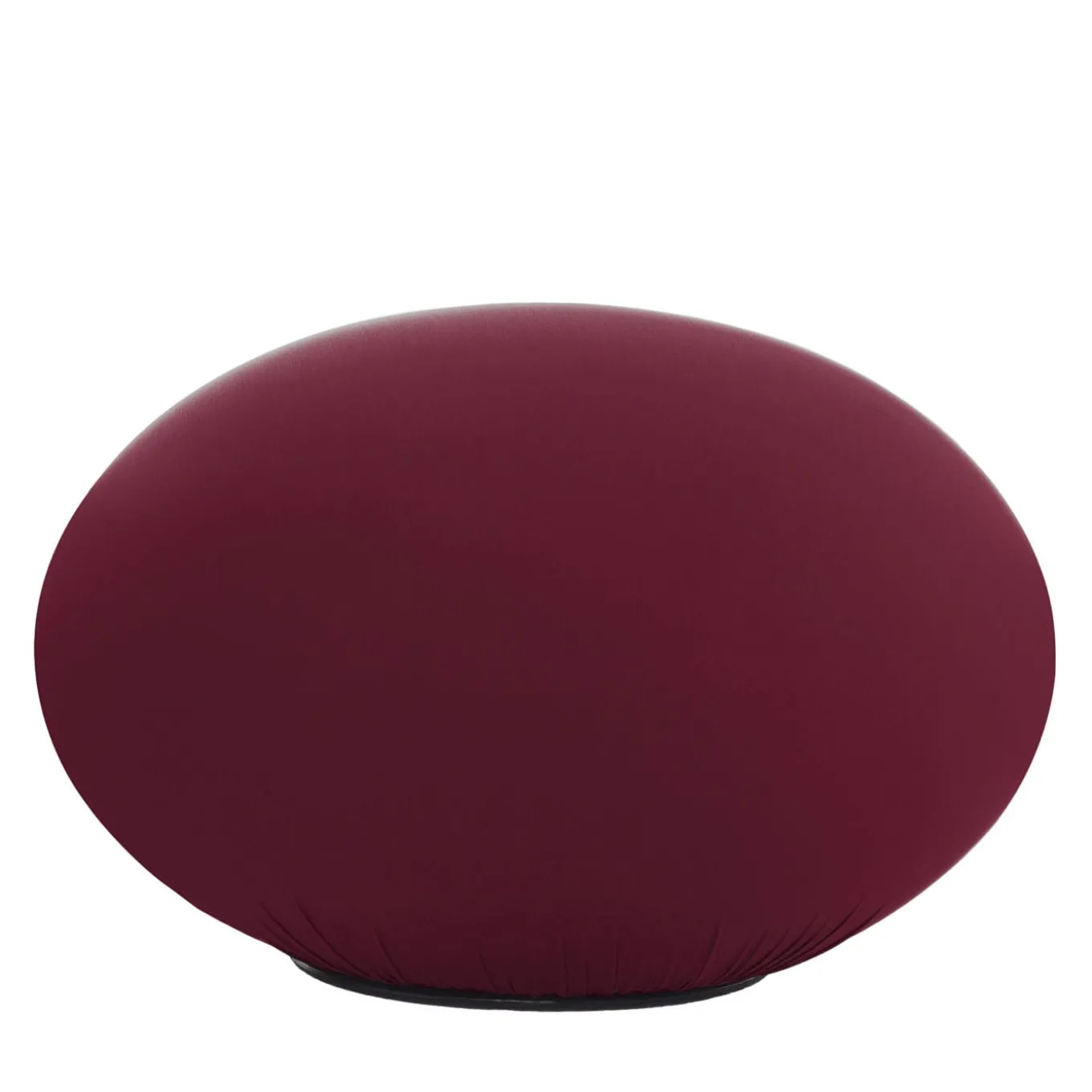 Tato Bordeaux Pouf in Technical Fabric