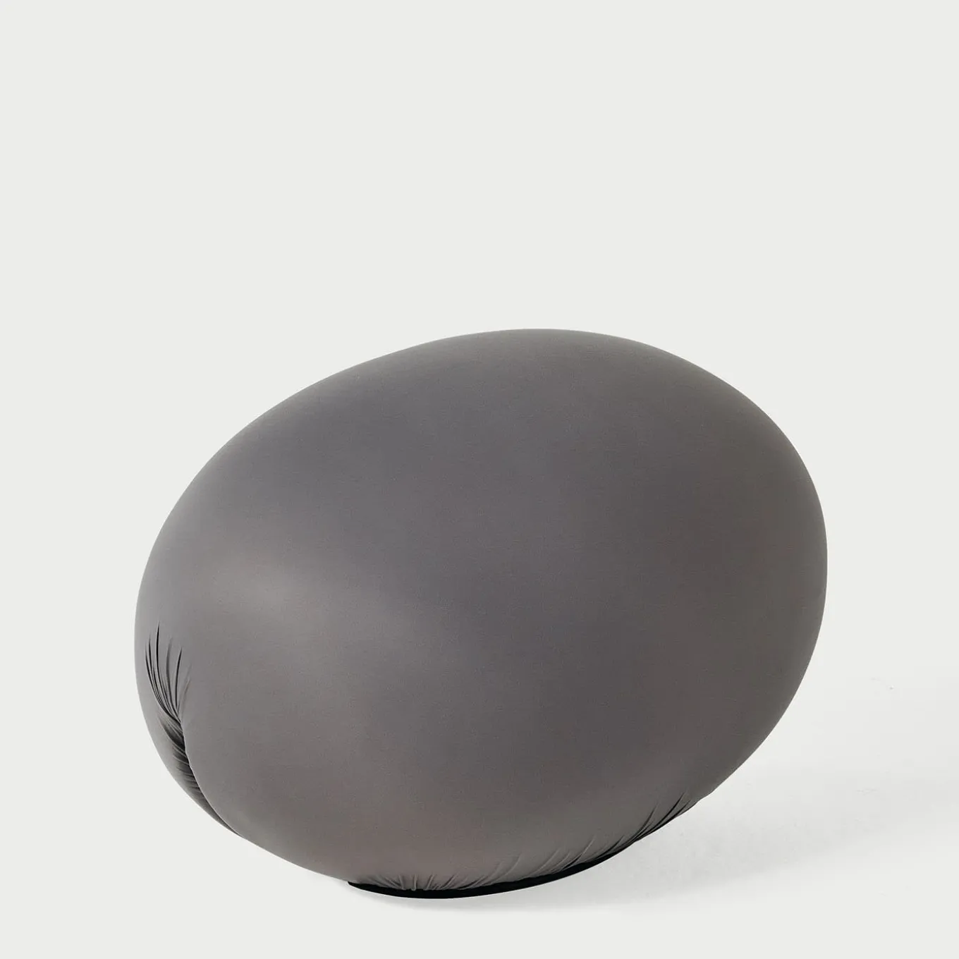 Tato Gray Technical Fabric Pouf by Denis Santachiara