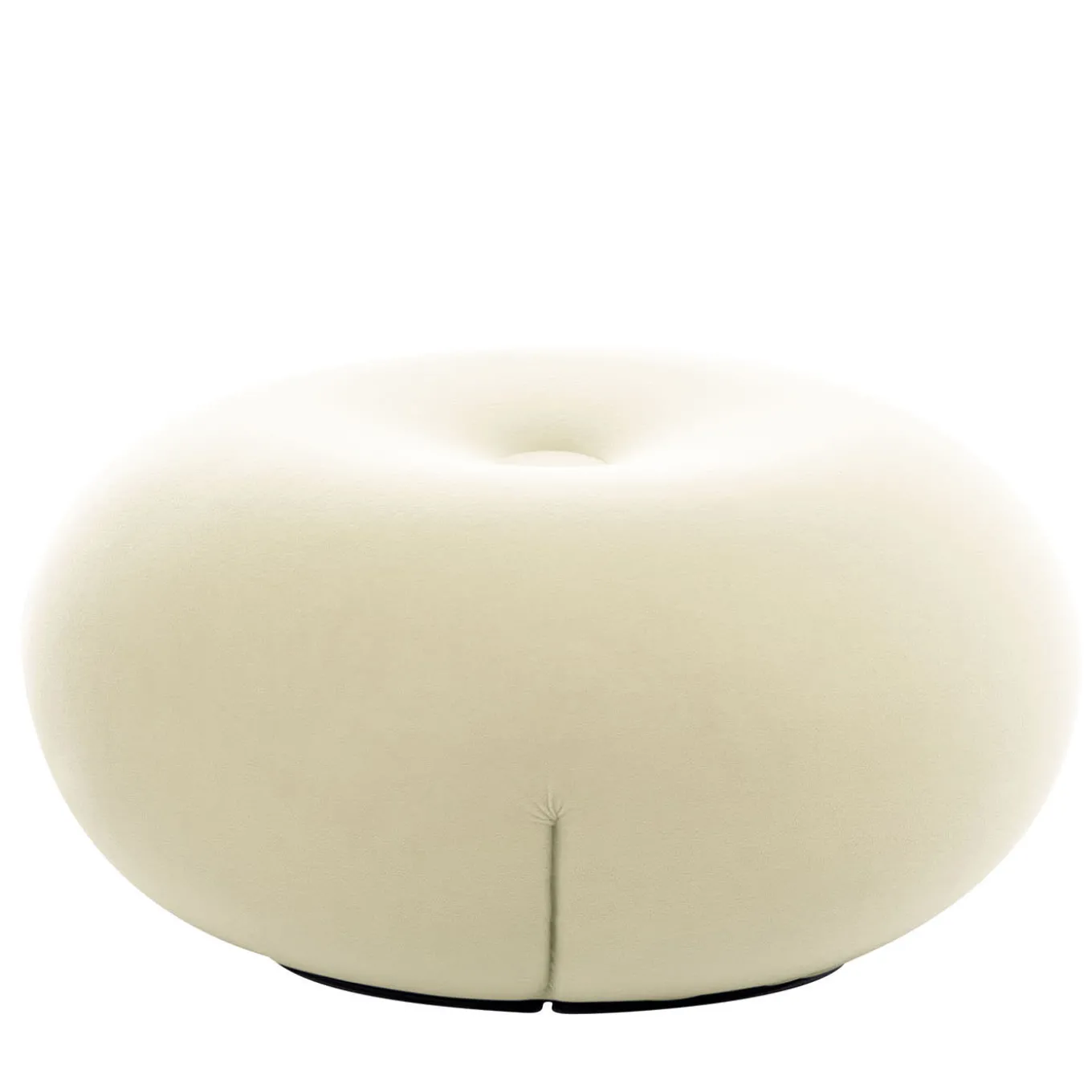 Tatone White Pouf in Technical Fabric