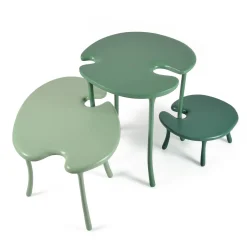 Tavo B2 Modular Set of 3 Green Coffee Tables