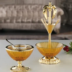 Tavola Gold Brass Caviar Bowl Serveware
