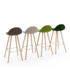 Ted Forest-Green Stool by Basaglia + Rota Nodari