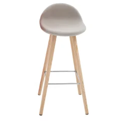 Ted Light-Gray Stool by Basaglia + Rota Nodari