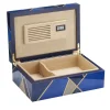 Tellux SC1 Mediterraneo Blue Wood Cigar Box