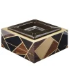 Tellux Vulcano Brown wood Ashtray