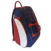 Tennis, Padel & Pickleball Blue and red Leather Backpack