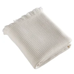 Terramadre Cestino White Blanket