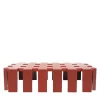 Terry Red Glass Coffee Table by Giannella Ventura