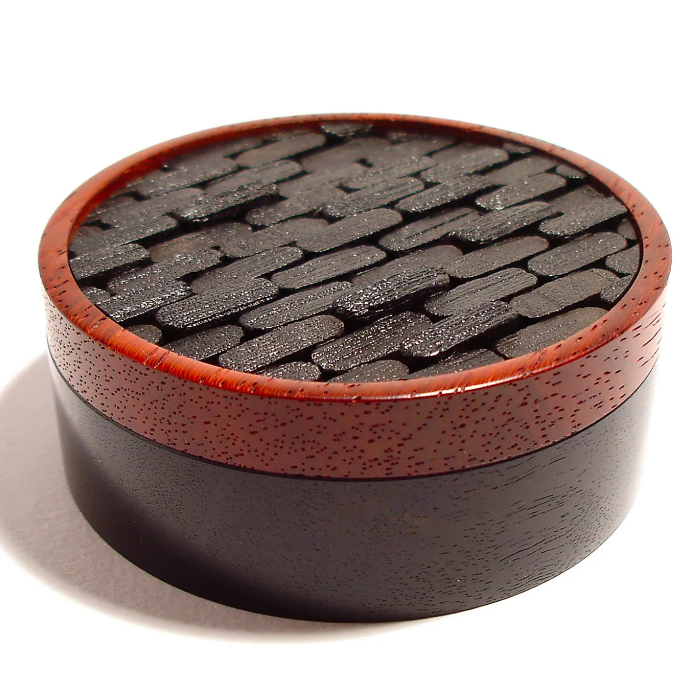 Tessere Potpourri Holder in Ebony and Padauk