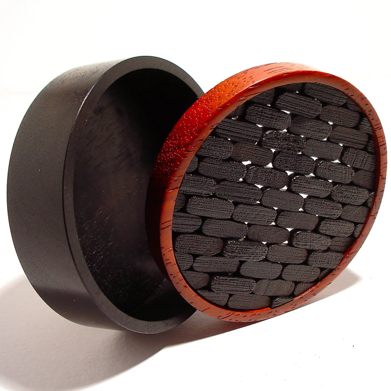 Tessere Potpourri Holder in Ebony and Padauk