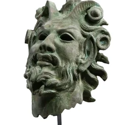 Testa di Fauno Bronze sculpture