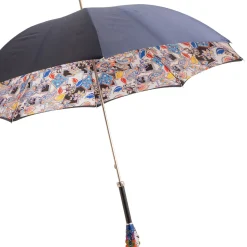 Testa Siciliana With Brass Handle Umbrella