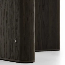 Tetris Console Table with Marble Top & Laguna Oak Wood Legs