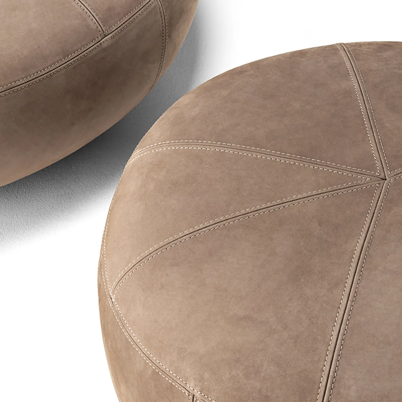 10TH Clove Small Gray Pouf by Massimo Castagna